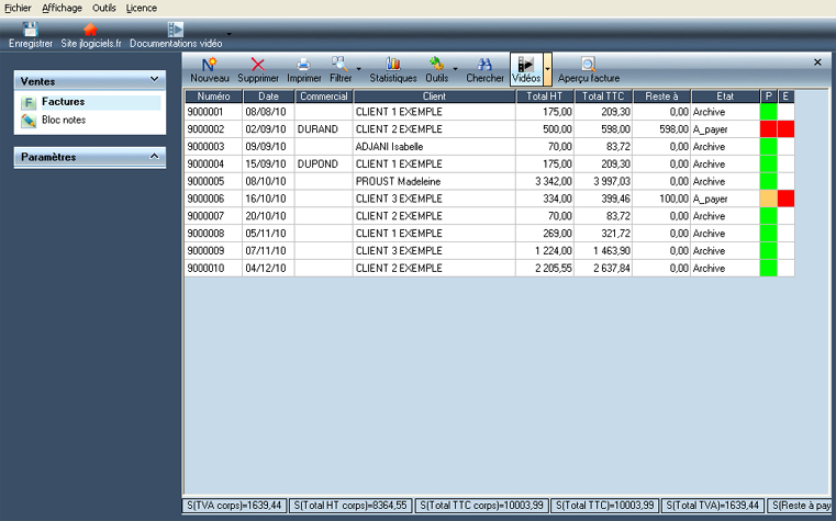 Logiciel de Facturation GRATUIT Jlogiciels.fr